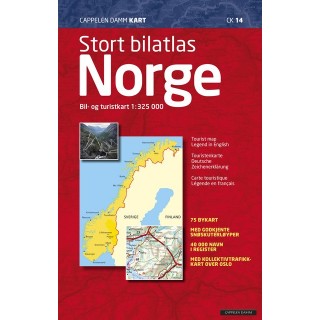 Stort bilatlas Norge (CK 14)